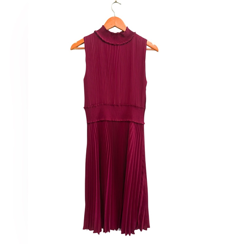 Nanette Lepore Rich Magenta Midi Dress NWT